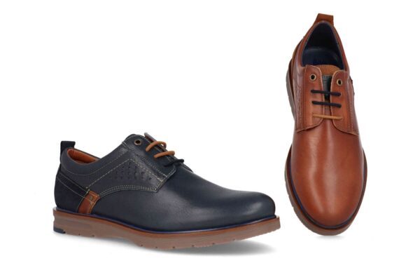 ZAPATO PARA VESTIR CASUAL CABALLERO EN PIEL DE VARIOS COLORES-FABRICADO EN ESPAÑA