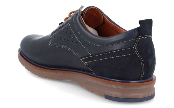 ZAPATO PARA VESTIR CASUAL CABALLERO EN PIEL DE VARIOS COLORES-FABRICADO EN ESPAÑA - Imagen 3