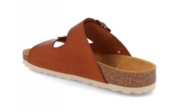 SANDALIA BIO 2 HEBILLAS BASICA PARA SEÑORA EN PIEL VARIOS COLORES 2CM DE ALTURA-FABRICADO EN ESPAÑA - Imagen 5