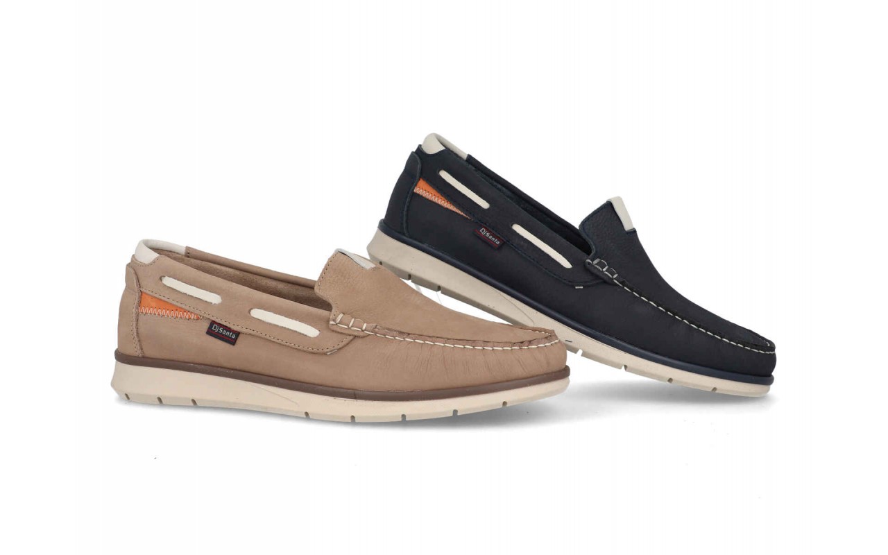 NAUTICO PARA CABALLERO EN PIEL PLANTILLA EXTRAIBLE VARIOS COLORES-FABRICADO EN ESPAÑA