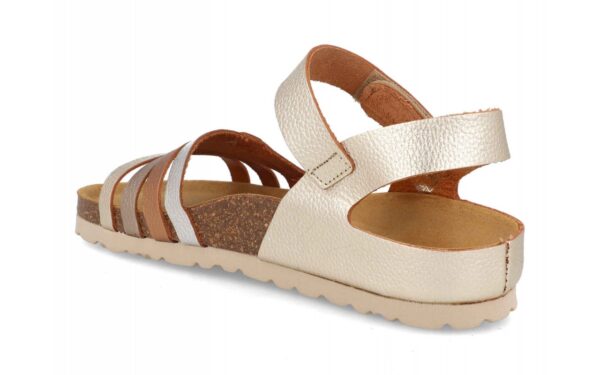 SANDALIA BIO PARA SEÑORA EN PIEL VARIOS COLORES 2CM-FABRICADO EN ESPAÑA - Imagen 4