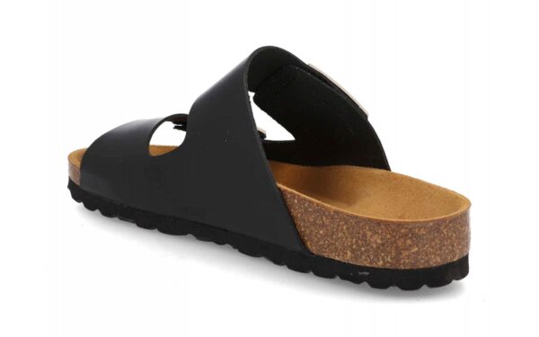 SANDALIA BIO CON APLIQUE METALICO EN PIEL VARIOS COLORES CUÑA DE 2CM-FABRICADO EN ESPAÑA - Imagen 5
