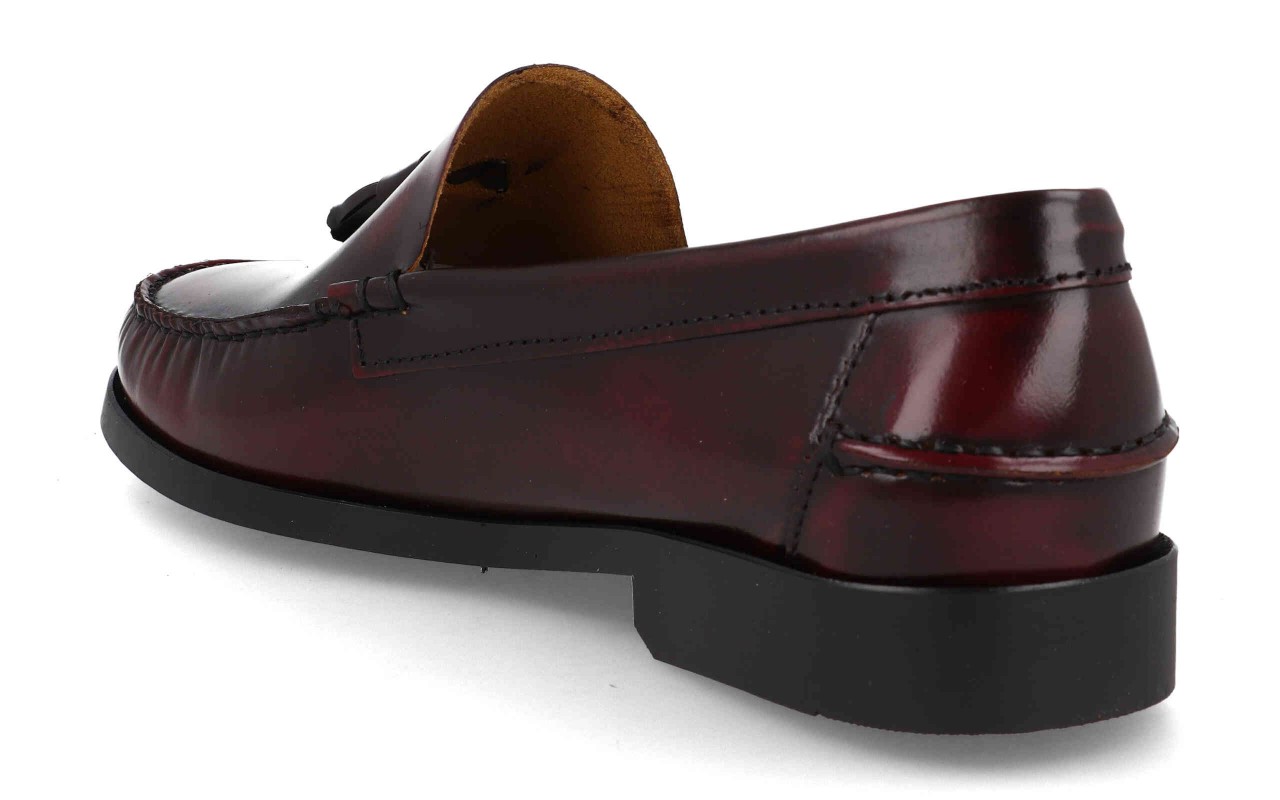 Mocasín borlas caballero piel florentik modelo 1015 con suela de goma fabricado en España 5 Mocasín borlas caballero piel florentik modelo 1015 con suela de goma fabricado en España - Imagen 5