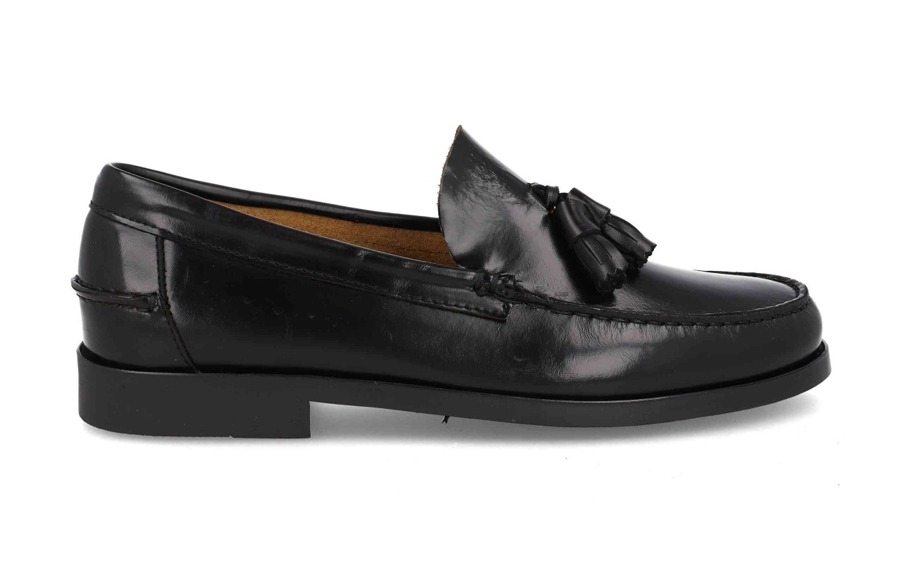 Mocasín borlas caballero piel florentik modelo 1015 con suela de goma fabricado en España 6 Mocasín borlas caballero piel florentik modelo 1015 con suela de goma fabricado en España - Imagen 6