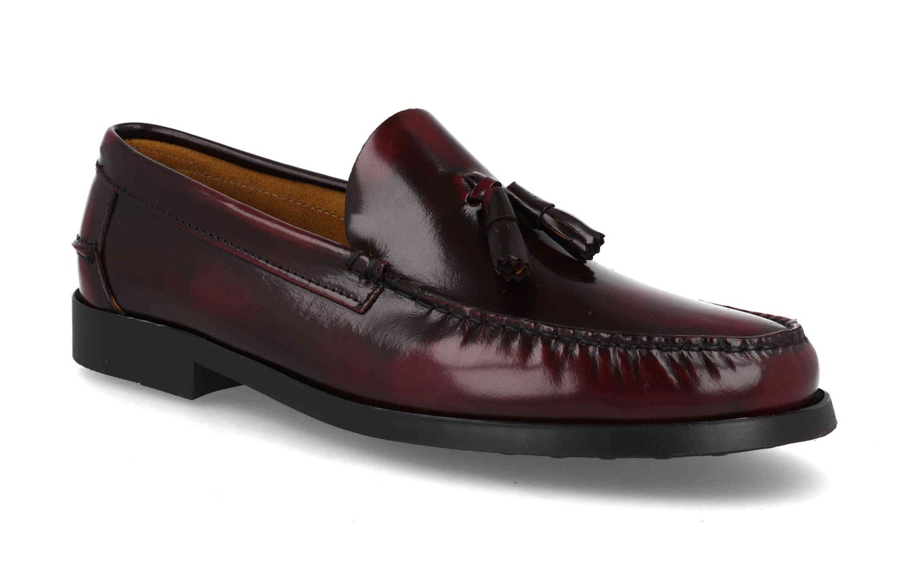 Mocasín borlas caballero piel florentik modelo 1015 con suela de goma fabricado en España 3 Mocasín borlas caballero piel florentik modelo 1015 con suela de goma fabricado en España - Imagen 3