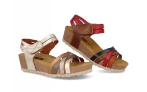 sandalia bio de piel cómoda mujer modelo 12776