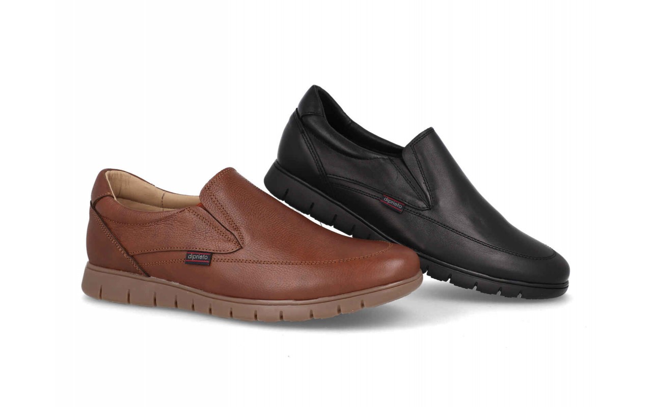 Zapato de piel para caballero modelo 13361 fabricado en España con diseño cómodo y flexible