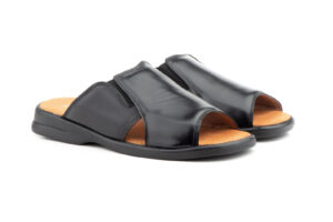 nautico de piel hombre modelo 1502 negro