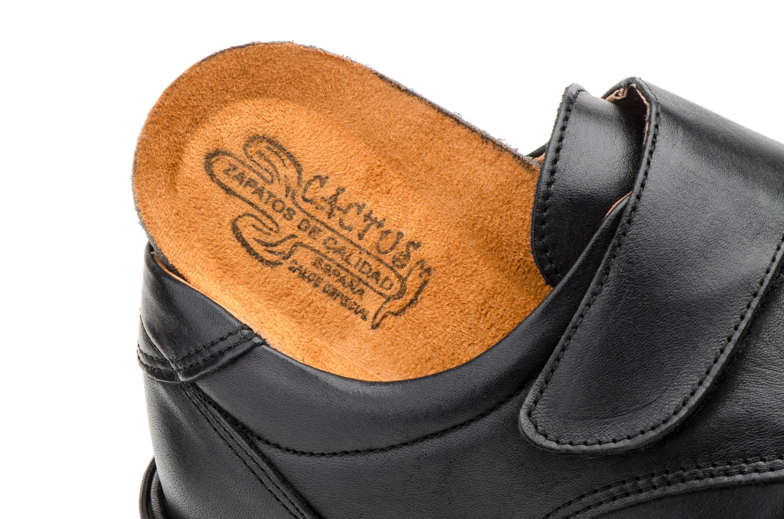 Zapato de caballero en piel tipo crispino con velcro modelo 60300 fabricado en España 5 Zapato de caballero en piel tipo crispino con velcro modelo 60300 fabricado en España - Imagen 5