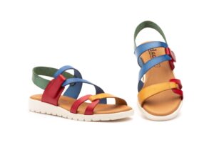 sandalia mujer piel planta gel 10090