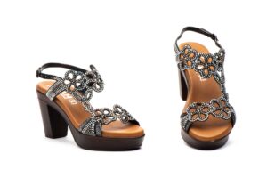 sandalia mujer tacón planta gel 2525