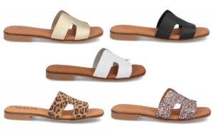 sandalia plana de pala mujer modelo 3053G