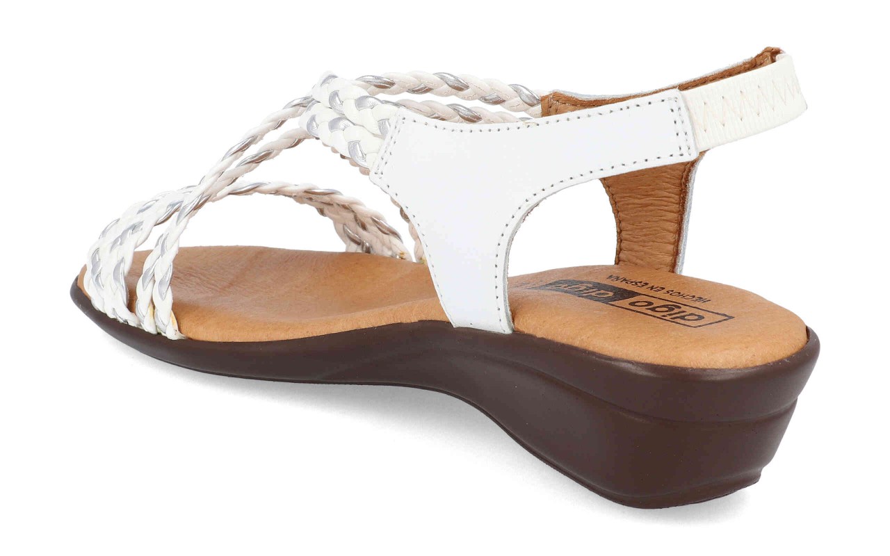 Sandalia de piel cómoda para mujer modelo 323 con cuña baja y planta de gel – Fabricada en España 6 Sandalia de piel cómoda para mujer modelo 323 con cuña baja y planta de gel – Fabricada en España - Image 6