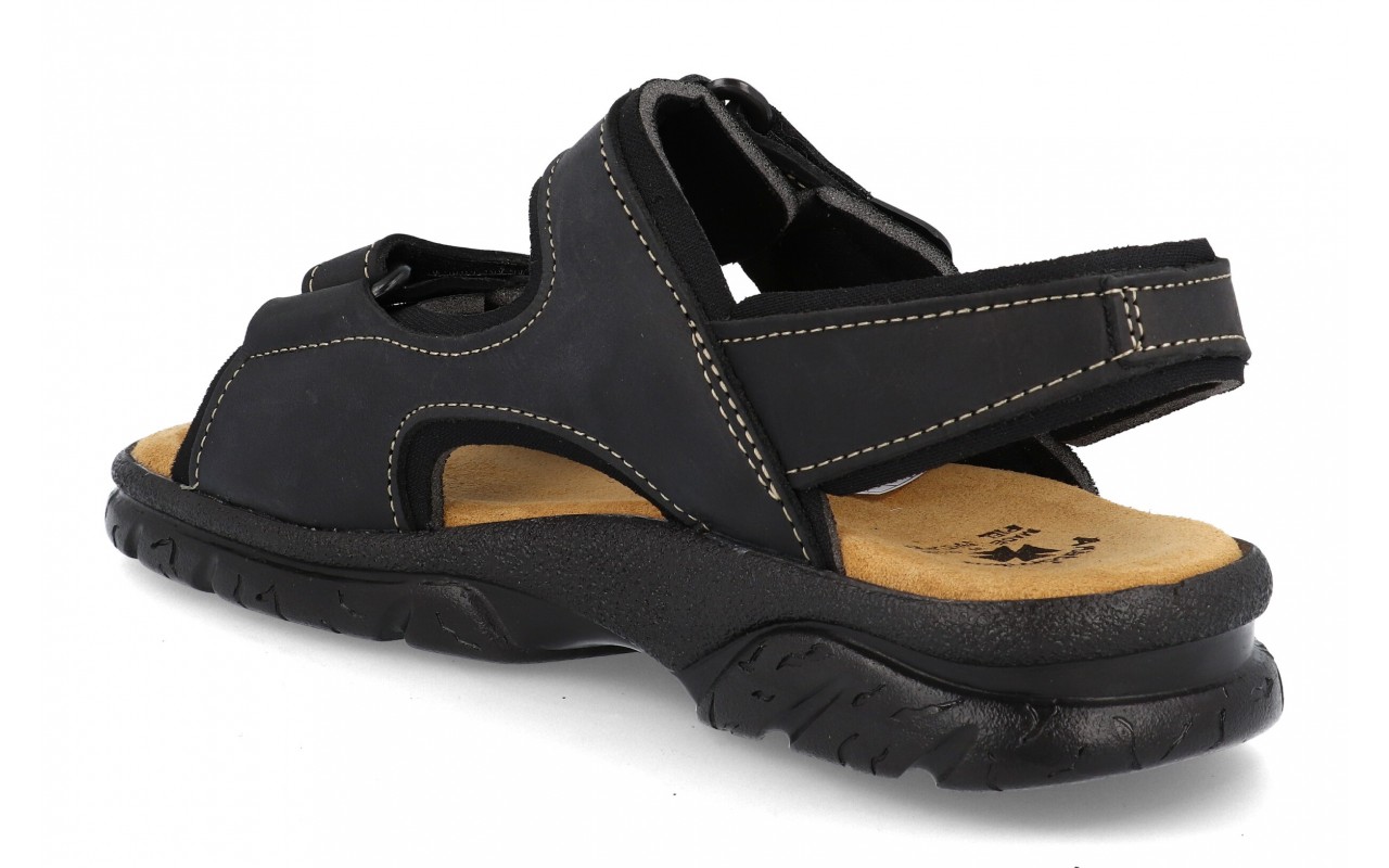 Sandalia caballero piel modelo 44 cómoda con ajuste velcro fabricada en España 4 Sandalia caballero piel modelo 44 cómoda con ajuste velcro fabricada en España - Imagen 4