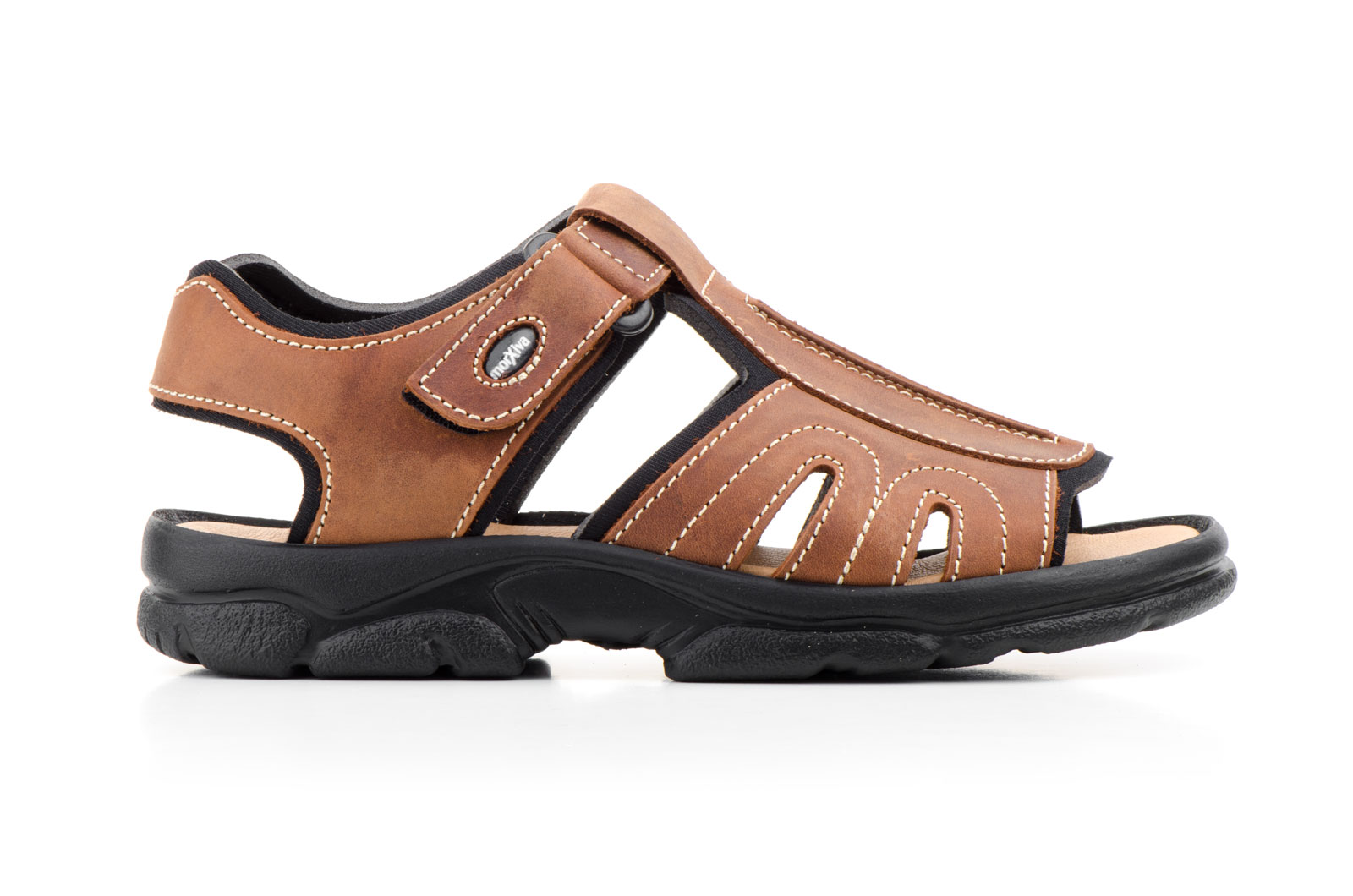 Sandalia californiana de caballero en piel modelo 7017 cómoda con velcro fabricada en España 3 Sandalia californiana de caballero en piel modelo 7017 cómoda con velcro fabricada en España - Image 3