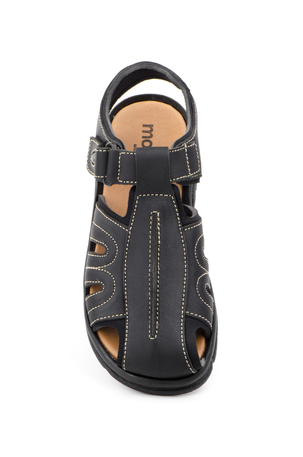 Sandalia californiana de caballero en piel modelo 7018 cómoda con velcro fabricada en España 4 Sandalia californiana de caballero en piel modelo 7018 cómoda con velcro fabricada en España - Imagen 4