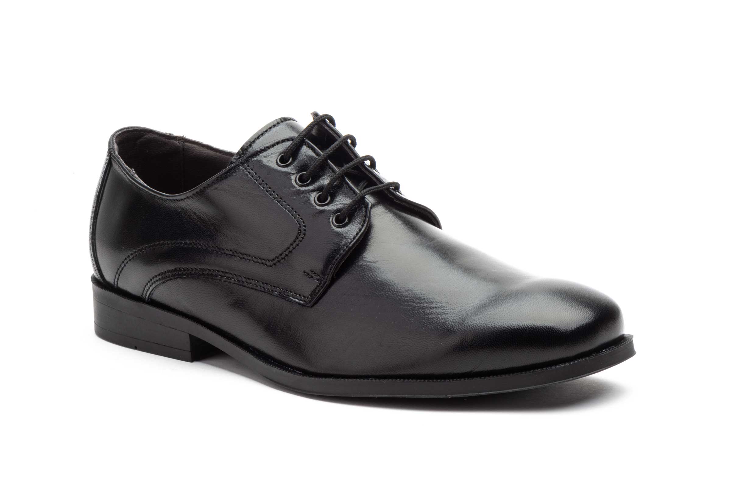 Zapato vestir caballero piel modelo SZ-2040 negro elegante clásico fabricado en España 4 Zapato vestir caballero piel modelo SZ-2040 negro elegante clásico fabricado en España - Imagen 4