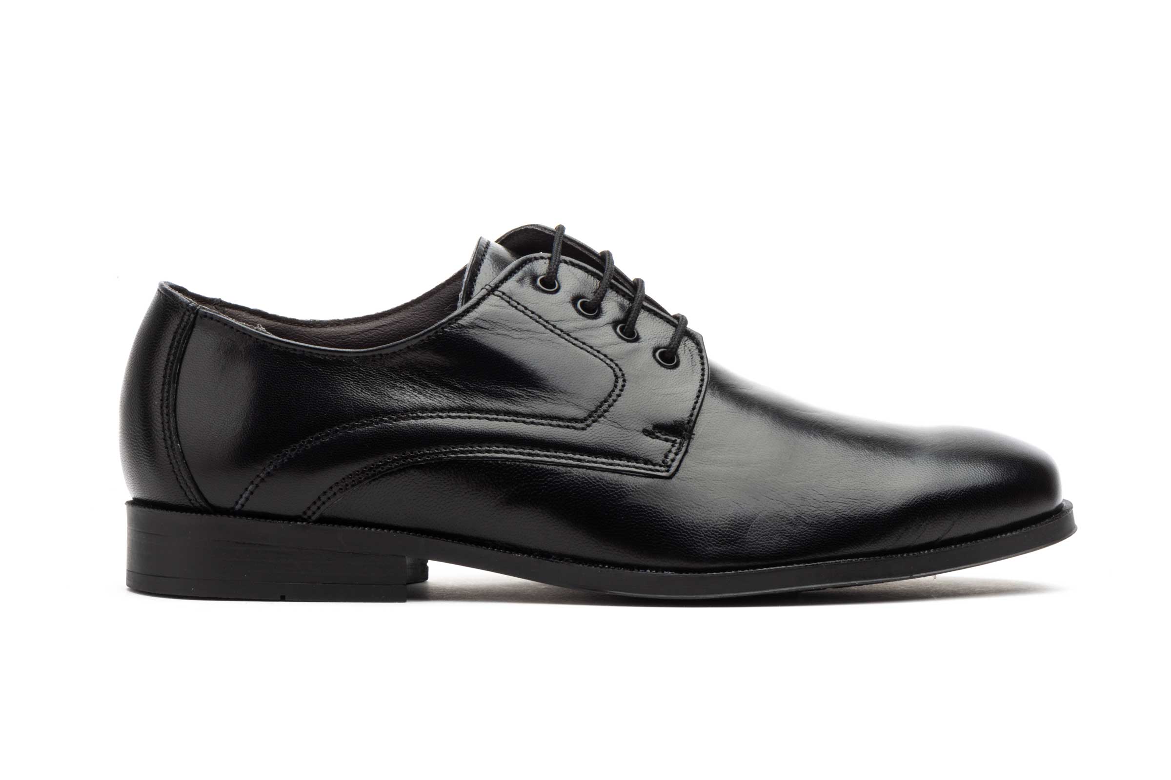 Zapato vestir caballero piel modelo SZ-2040 negro elegante clásico fabricado en España 5 Zapato vestir caballero piel modelo SZ-2040 negro elegante clásico fabricado en España - Imagen 5