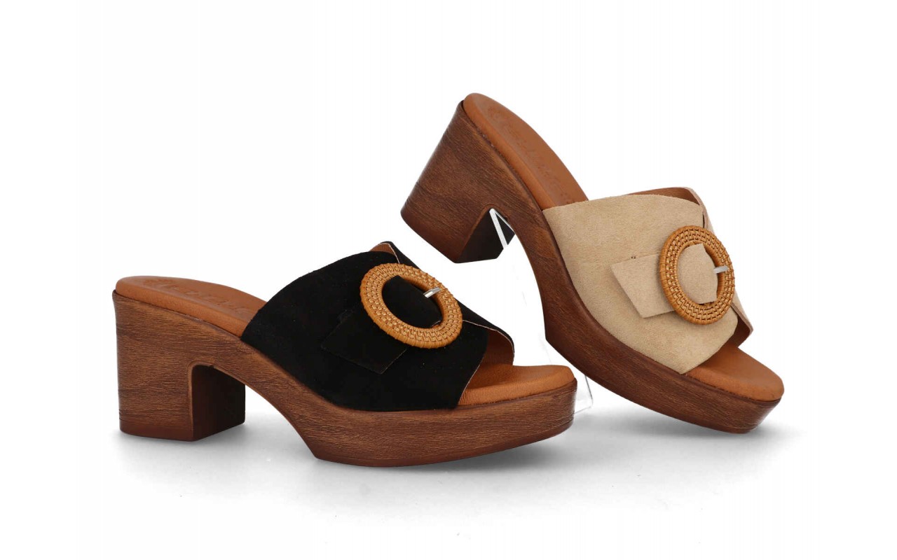 Sandalia de tacón cómoda para mujer modelo 5611 con planta de gel – Fabricada en España 1 sandalia de tacón cómoda mujer modelo 5611