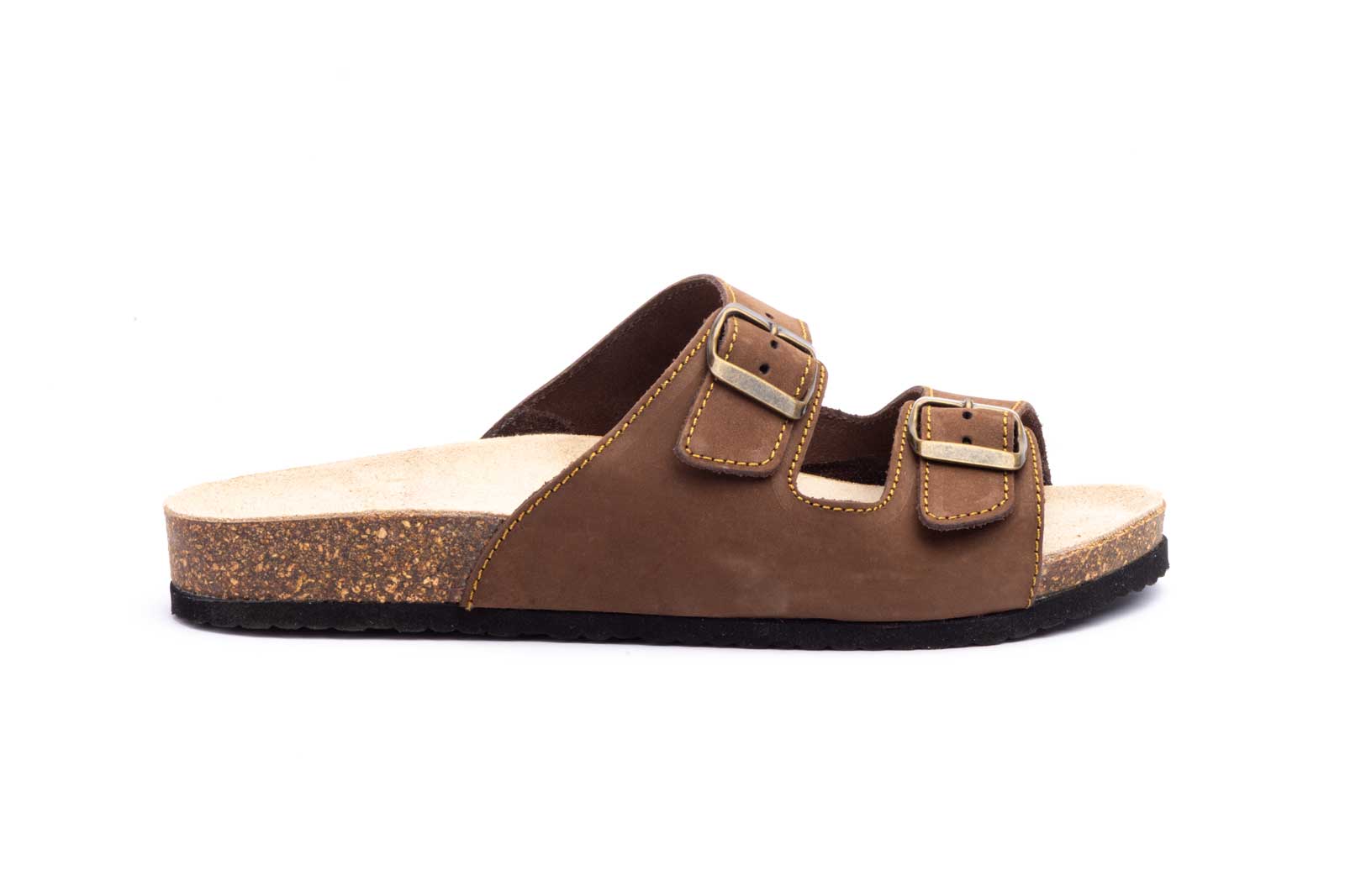 Sandalia bio de caballero en piel modelo 7378 cómoda con hebillas fabricada en España 4 Sandalia bio de caballero en piel modelo 7378 cómoda con hebillas fabricada en España - Imagen 4