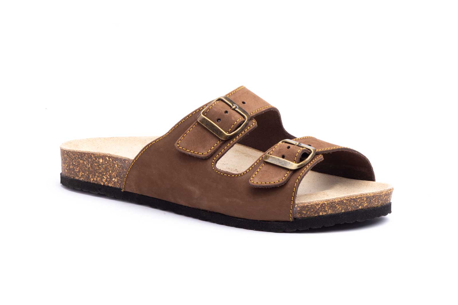 Sandalia bio de caballero en piel modelo 7378 cómoda con hebillas fabricada en España 3 Sandalia bio de caballero en piel modelo 7378 cómoda con hebillas fabricada en España - Imagen 3